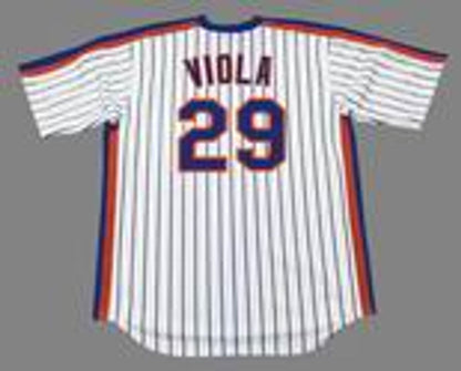 New York Mets Frank Viola Cooperstown MLB jersey front view
