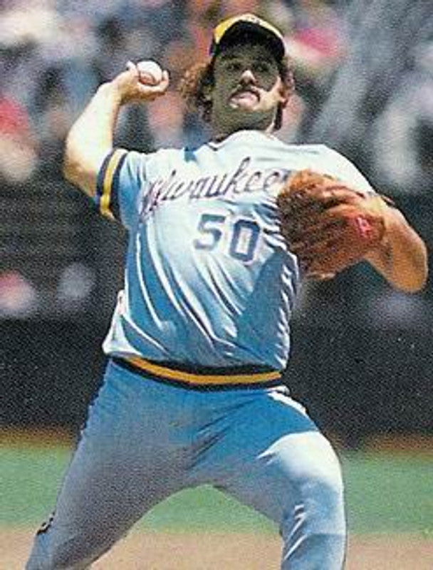 Milwaukee Brewers Pete Vuckovich Cooperstown MLB jersey front view