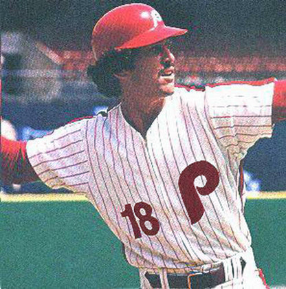 Philadelphia Phillies John Vukovich Cooperstown MLB jersey front view