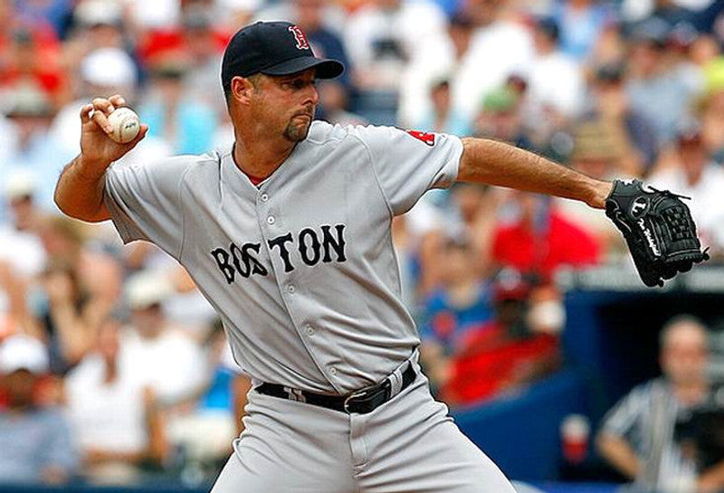 Boston Red Sox Tim Wakefield MLB jersey front view