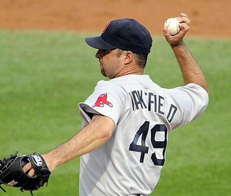 Boston Red Sox Tim Wakefield MLB jersey front view