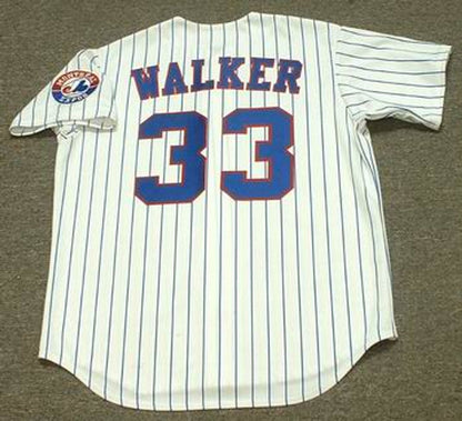 Montreal Expos Larry Walker MLB jersey front view