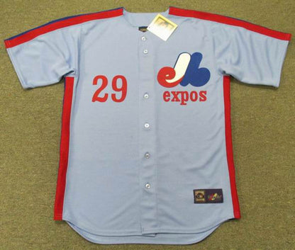 Montreal Expos Tim Wallach Cooperstown MLB jersey front view