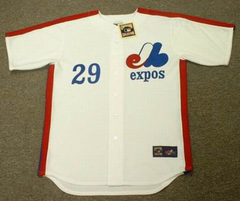Montreal Expos Tim Wallach Cooperstown MLB jersey front view