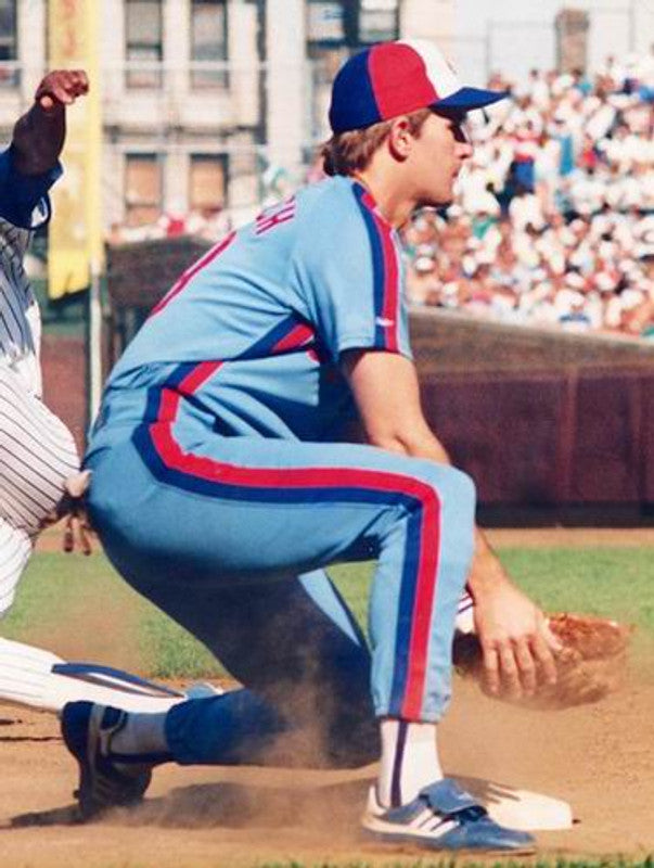 Montreal Expos Tim Wallach Cooperstown MLB jersey front view