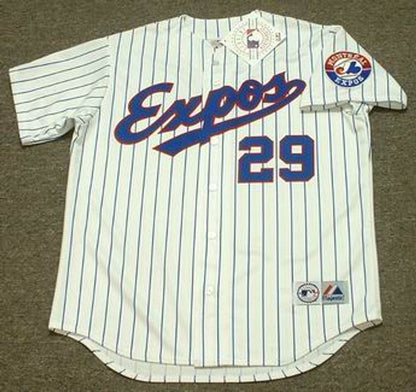 Montreal Expos Tim Wallach MLB jersey front view