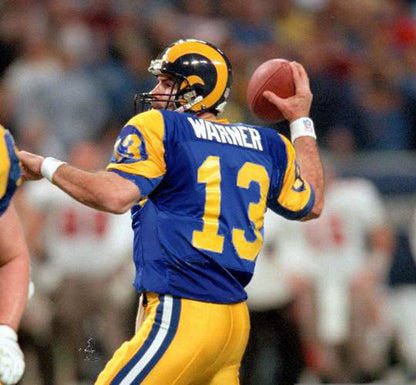 St Louis Rams 1990S Throwback Nfl Jersey Custom Name Number jersey front view