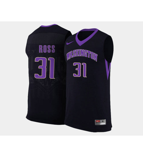 Washington Huskies 31 Terrence Ross Black Alternate College Basketball Jersey | Stitched Jersey RTJS 6123
