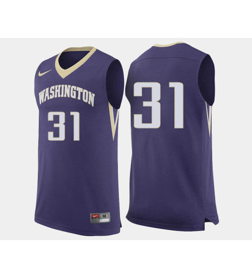 Washington Huskies Terrence Ross Road #31 Purple stitched throwback college basketball jersey