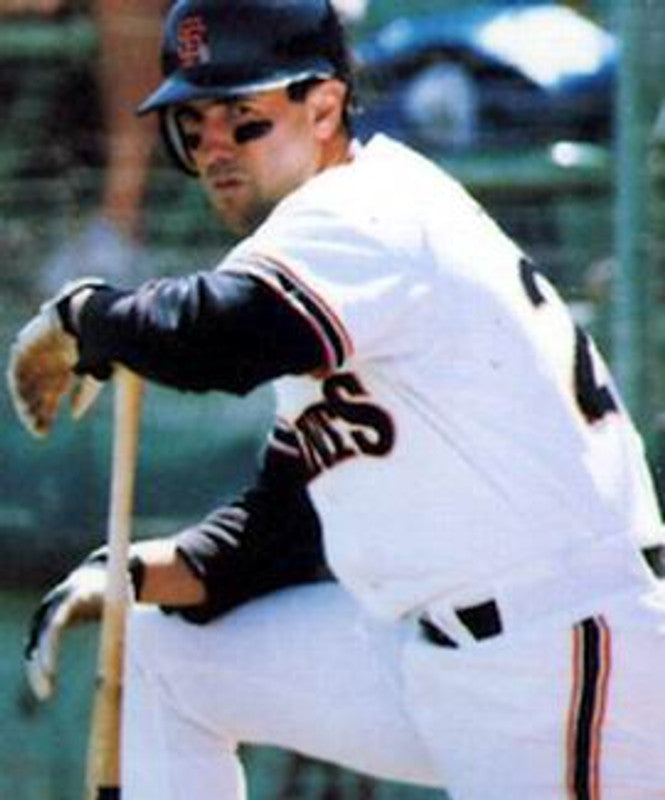 San Francisco Giants Will Clark Cooperstown MLB jersey front view