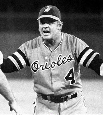 Baltimore Orioles Earl Weaver Cooperstown MLB jersey front view