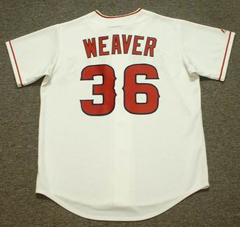 Los Angeles Angels Jered Weaver MLB jersey front view