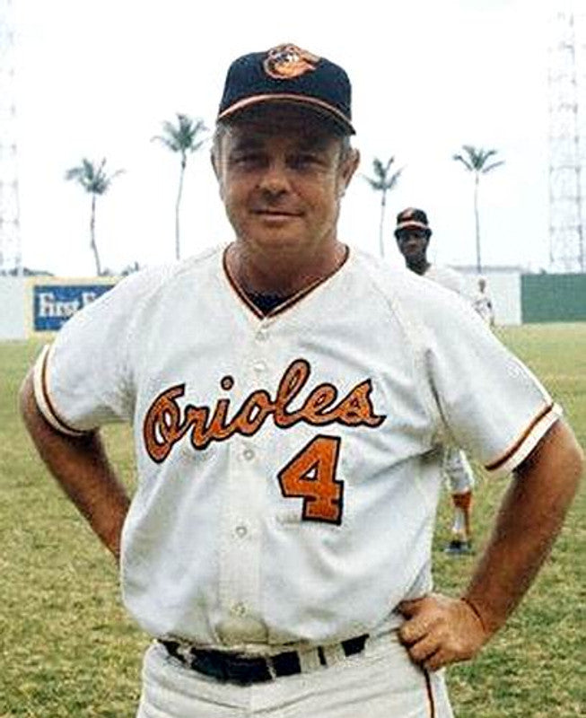 Baltimore Orioles Earl Weaver Cooperstown MLB jersey front view