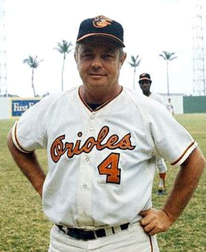 Baltimore Orioles Earl Weaver Cooperstown MLB jersey front view