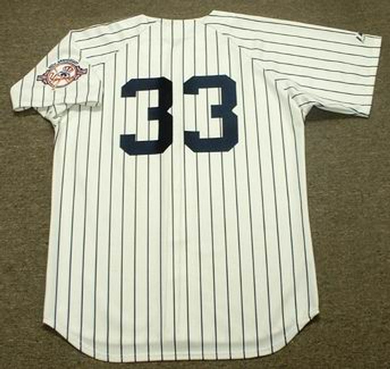 DW NYY 2003 Cooperstown Home Baseball Stitched Jersey, Vintage Baseball Jersey, Retro Sewn Jersey