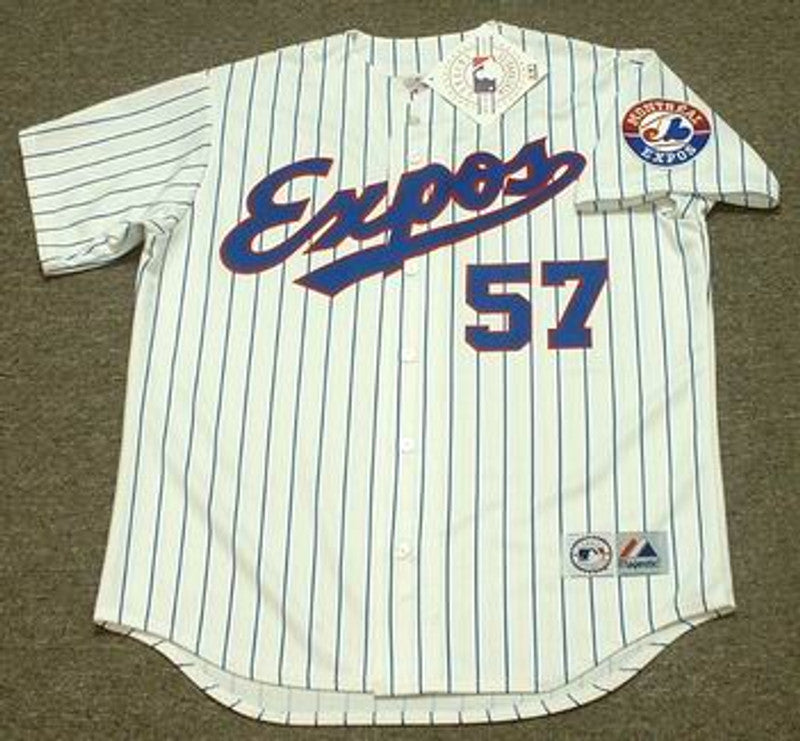 Montreal Expos John Wetteland MLB jersey front view