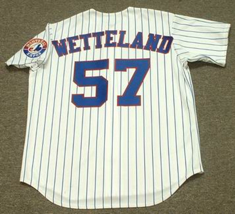 Montreal Expos John Wetteland MLB jersey front view