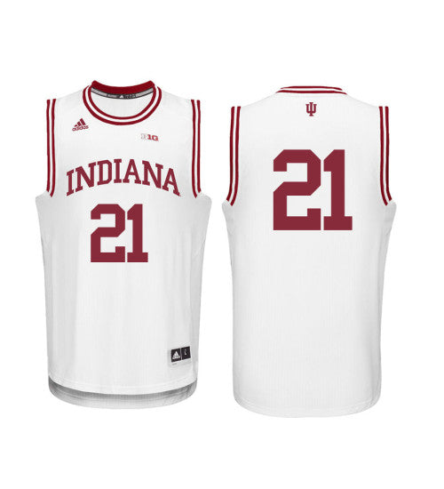 Indiana Hoosiers 21 Freddie Mcswain Jr College Basketball Jersey White 7621 | Stitched Jersey RTJS 4127