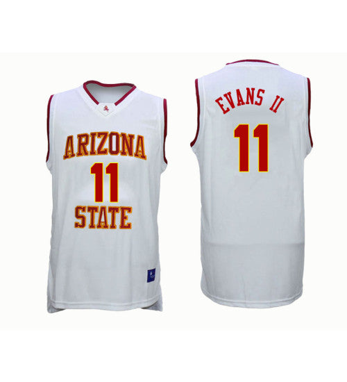 Arizona State Sun Devils 11 Shannon Evans Ii College Basketball Jersey White | Stitched Jersey RTJS 5722