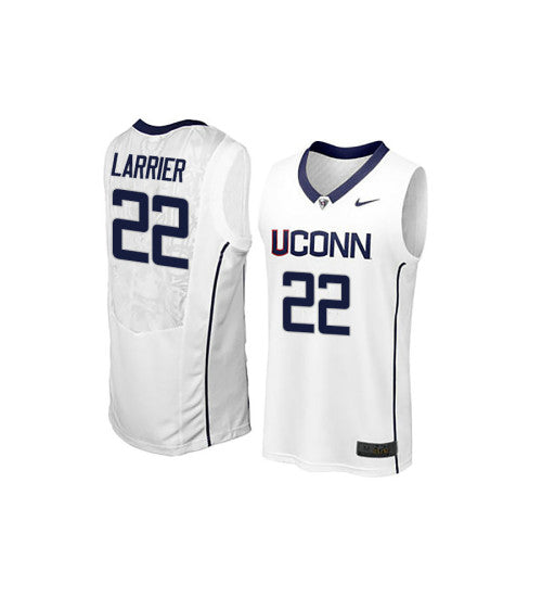 Uconn Huskies 22 Terry Larrier College Basketball Jersey White | Stitched Jersey RTJS 6617