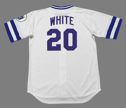 Kansas City Royals Frank Cooperstown MLB jersey front view