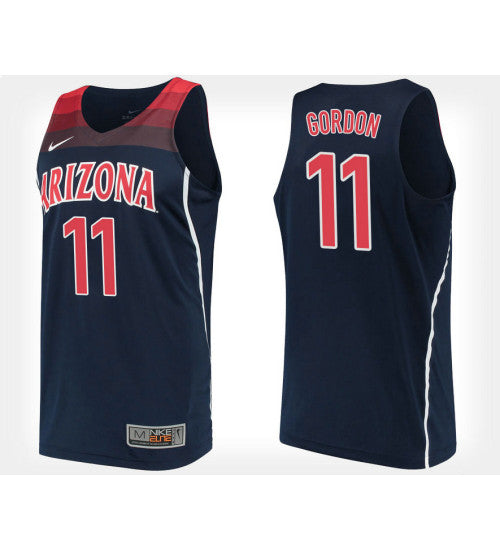 Arizona Wildcats 11 Aaron Gordon Navy Alternate College Basketball Jersey | Stitched Jersey RTJS 5622
