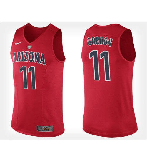 Arizona Wildcats 11 Aaron Gordon Red Home College Basketball Jersey | Stitched Jersey RTJS 5621