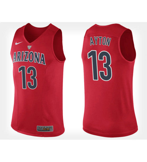 Arizona Wildcats 13 Deandre Ayton Red Home College Basketball Jersey | Stitched Jersey RTJS 5608