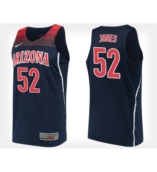 Arizona Wildcats 52 Kory Jones Navy Alternate College Basketball Jersey | Stitched Jersey RTJS 5503