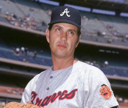 Atlanta Braves Hoyt Wilhelm MLB jersey front view