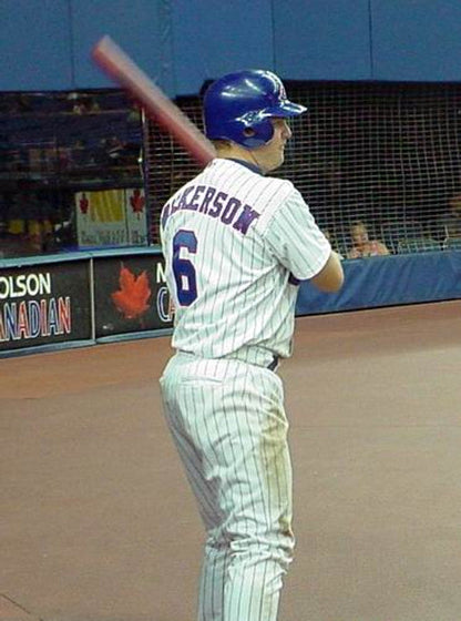 Montreal Expos Brad Wilkerson MLB jersey front view