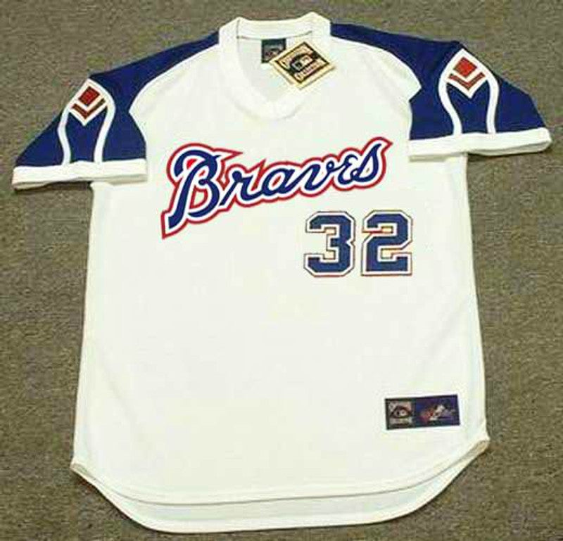 Atlanta Braves Earl Williams Cooperstown MLB jersey front view