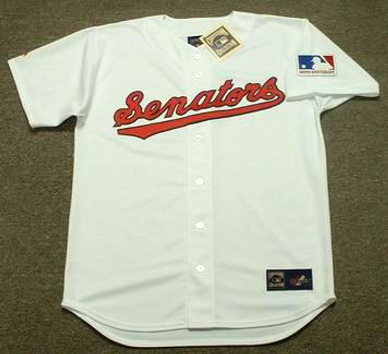 Ed Brinkman Washington Senators 1969 Cooperstown Home Stitched Jersey jersey front view