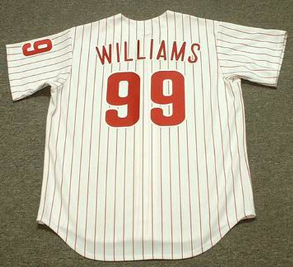 Philadelphia Phillies Mitch Williams MLB jersey front view