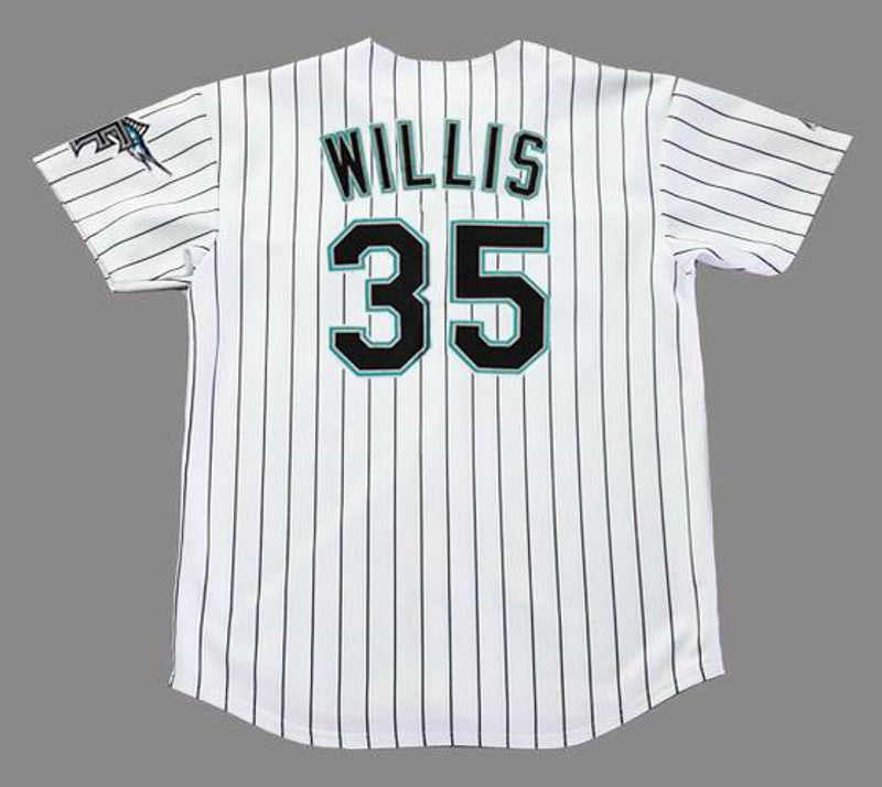 Florida Marlins Dontrelle Willis MLB jersey front view