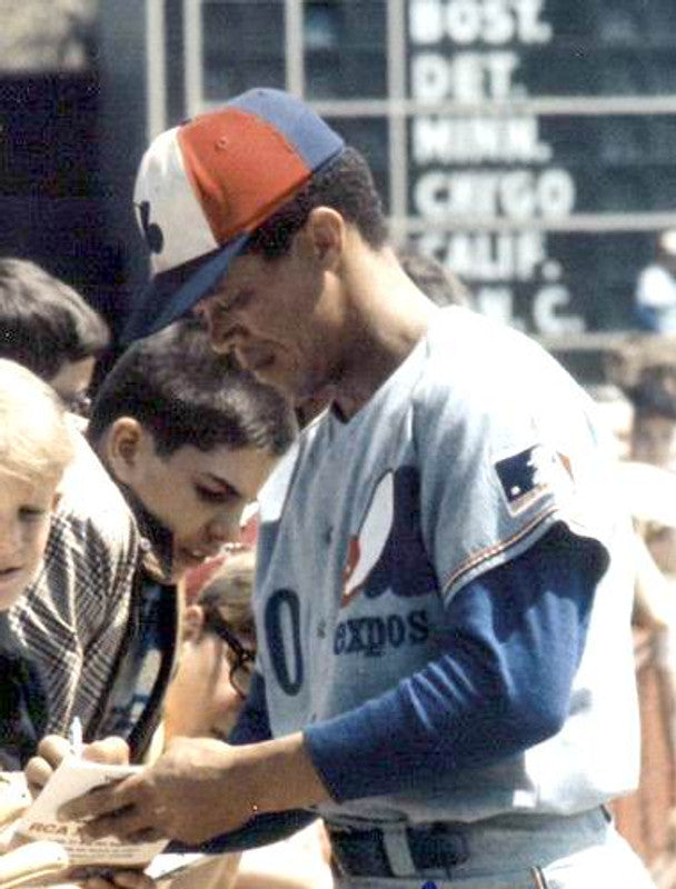 Montreal Expos Maury Wills Cooperstown MLB jersey front view