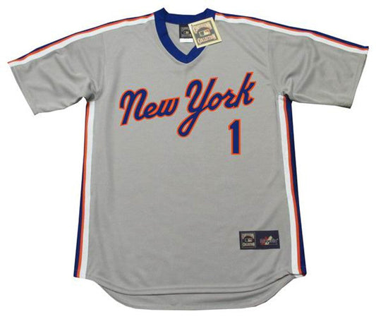New York Mets Mookie Wilson Cooperstown MLB jersey front view