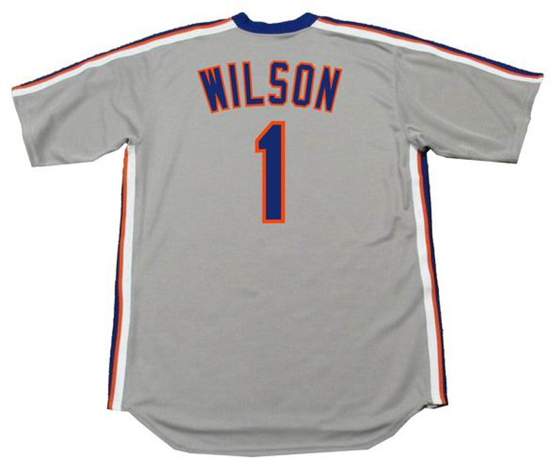New York Mets Mookie Wilson Cooperstown MLB jersey front view