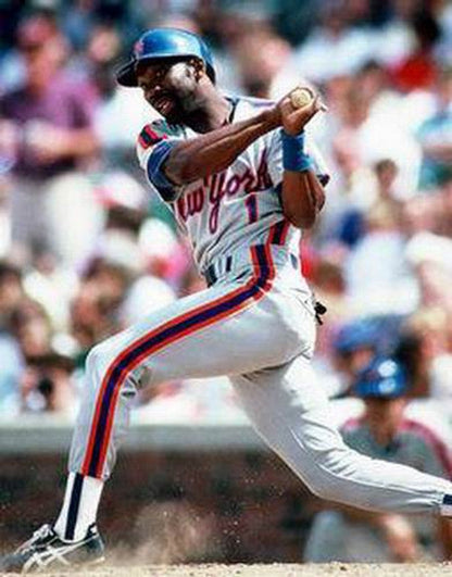New York Mets Mookie Wilson Cooperstown MLB jersey front view