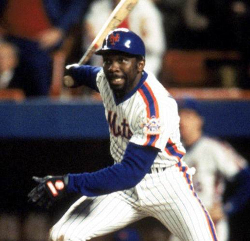 New York Mets Mookie Wilson Cooperstown MLB jersey front view