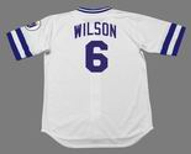 WW KCR 1985 Cooperstown Home Baseball Stitched Jersey, Vintage Baseball Jersey, Retro Sewn Jersey