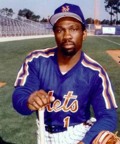 New York Mets Mookie Wilson Cooperstown St Pattys MLB jersey front view
