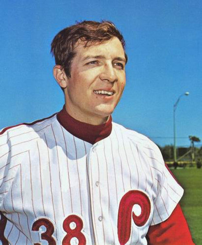 Philadelphia Phillies Rick Wise Cooperstown MLB jersey front view