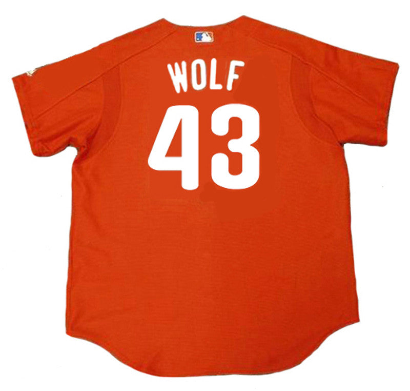 Philadelphia Phillies Randy Wolf MLB jersey front view