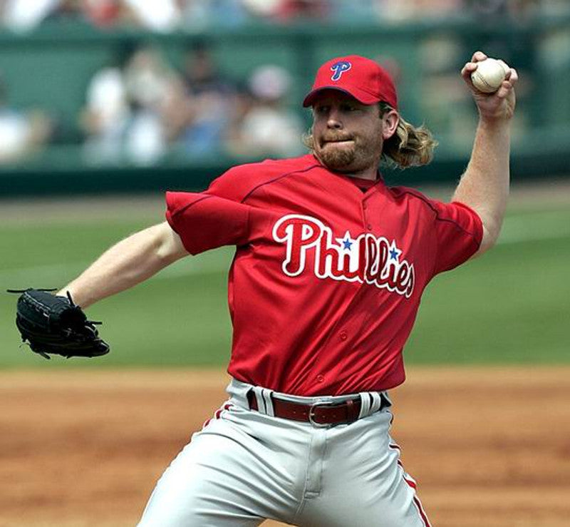 Philadelphia Phillies Randy Wolf MLB jersey front view