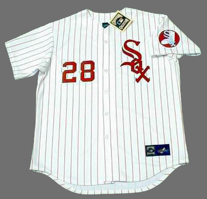 Chicago White Sox Wilbur Wood 1970s MLB jersey front view