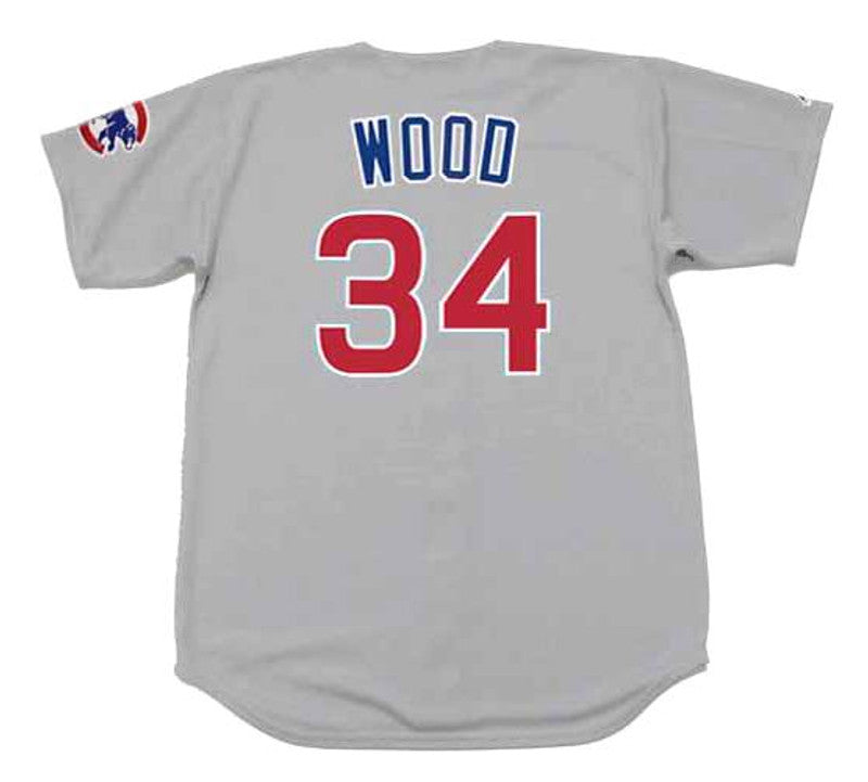 Chicago Cubs Kerry Wood MLB jersey front view