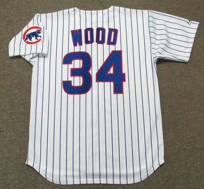 Chicago Cubs Kerry Wood MLB jersey front view