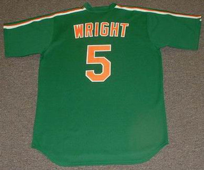New York Mets David Wright 1980s Cooperstown St MLB jersey front view