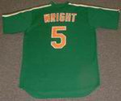 New York Mets David Wright 1980s Cooperstown St MLB jersey front view